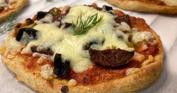 Hamuru İki Malzemeli Pizza