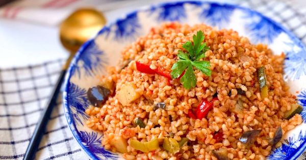 Bol Sebzeli Bulgur Pilavı