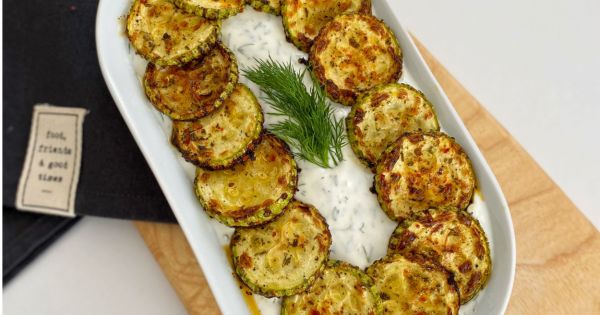 Fırınlanmış Kabak Salatası