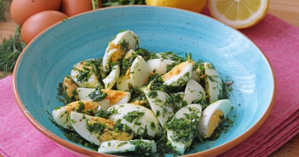 Kahvaltılık Yumurta Salatası