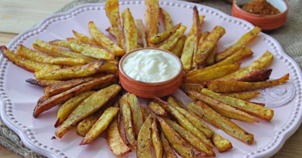 Kajun Baharatlı Fırında Patates Kızartması