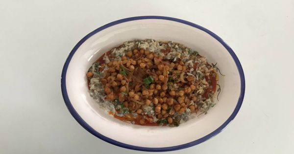 Yeşil Mercimekli Nohutlu Salata