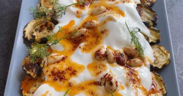 Fırında Kabak Salatası