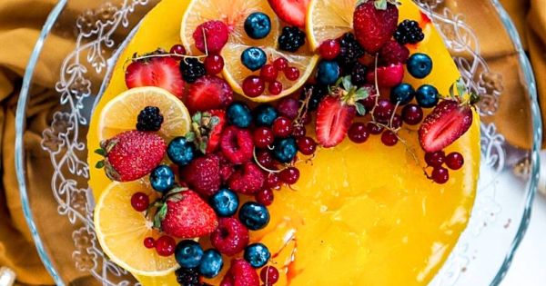 Limonlu Bademli Cheesecake