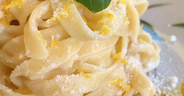 Limonlu Tagliatelle