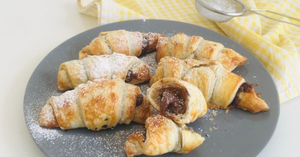 Çikolatalı Milföy Kruvasan