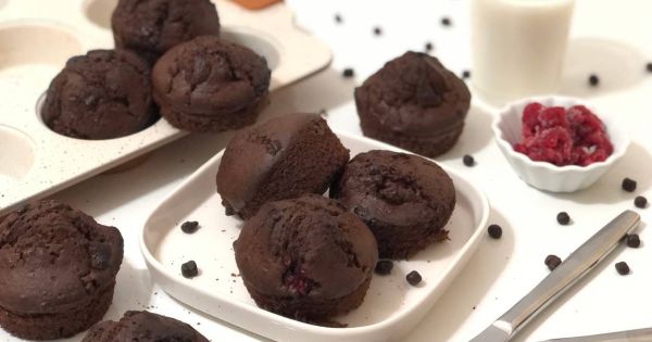 Ahududulu Kakaolu Muffin