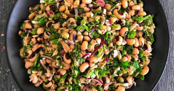 Ton Balıklı Börülce Salatası