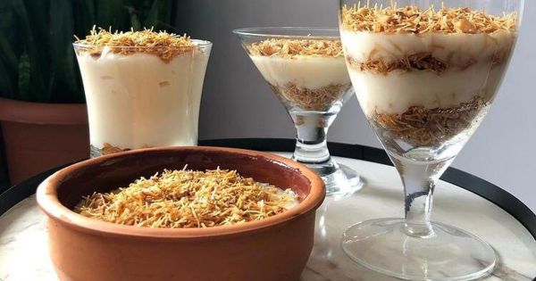 Kadayıflı Muhallebi