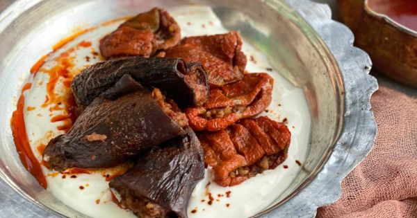 Kuru Biber ve Kuru Patlıcan Dolması