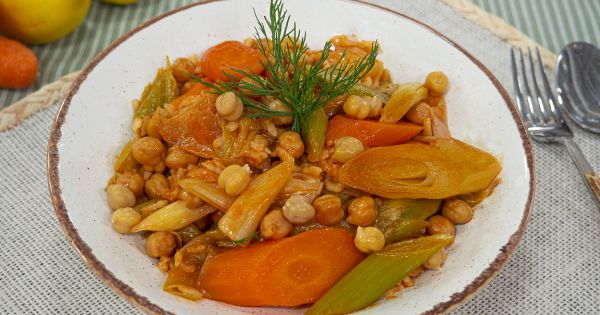 Nohutlu Pırasa Yemeği