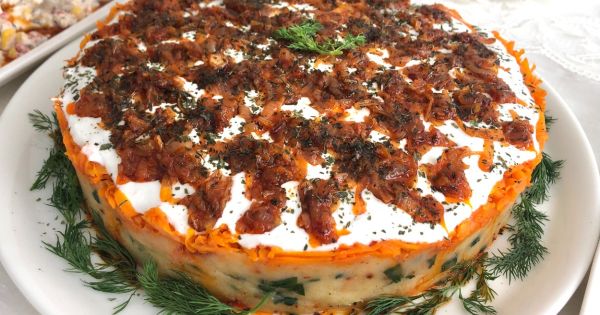 Soslu Patates Salatası
