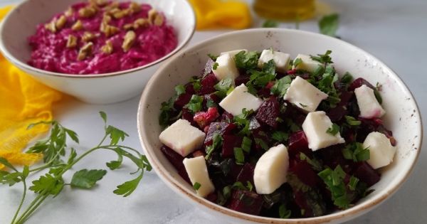 Peynirli Pancar Salatası