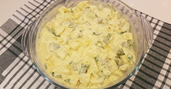 Soslu Patates Salatası