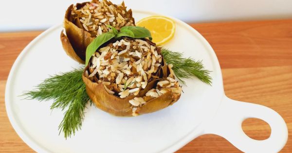 Taze Otlu Enginar Dolması