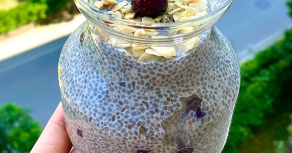 Yaban Mersinli Chia Puding