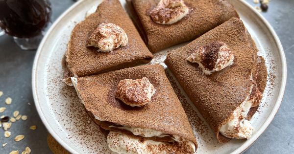Yulaflı Tiramisu Krep