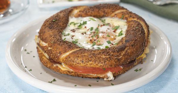Kahvaltılık Simit Tava
