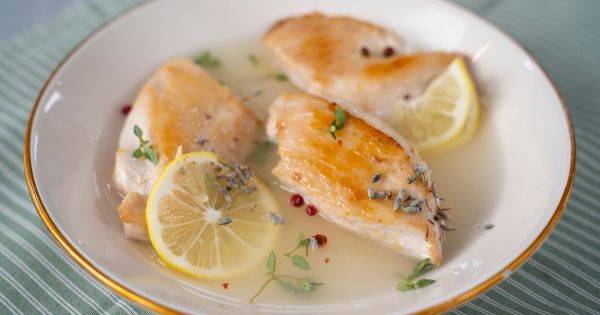 Poşette Limonlu Tavuk