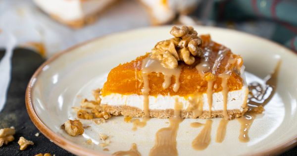 Pişmeyen Bal Kabaklı Cheesecake