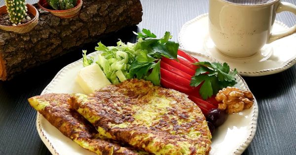 Yulaflı Kabaklı Omlet