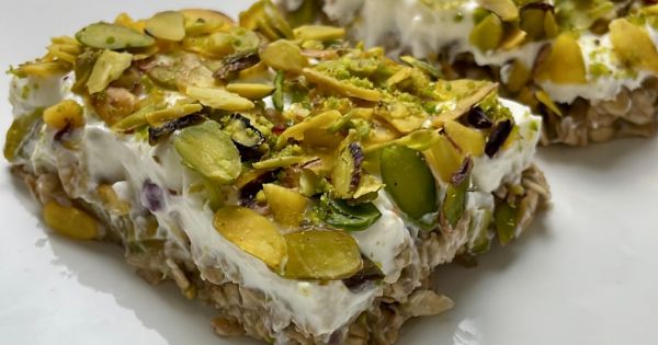 Pişmeyen Fıstıklı Fit Cheesecake