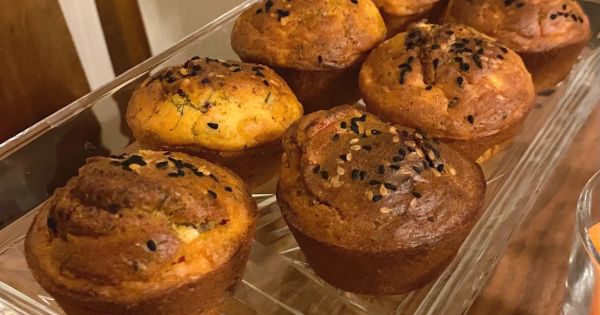 Kahvaltılık Tuzlu Muffin