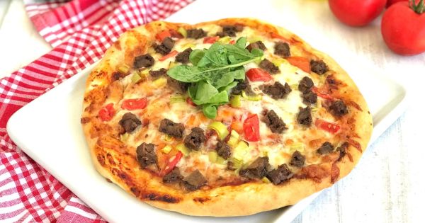Kavurmalı Pizza