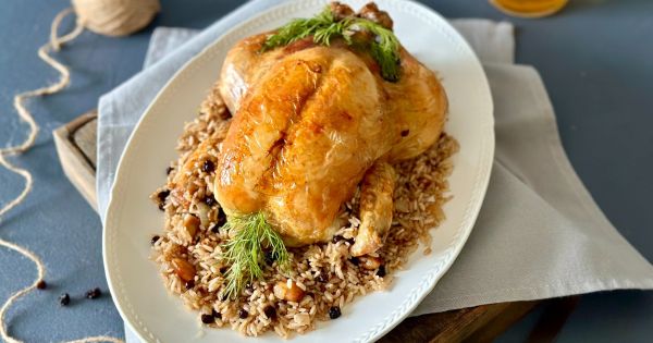 İç Pilavlı Tavuk Dolma