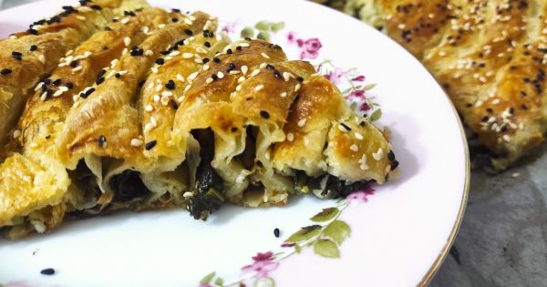 Ispanaklı Rulo Börek