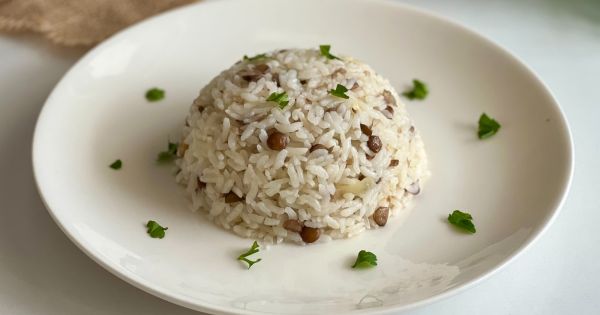 Mercimekli Soğanlı Pilav