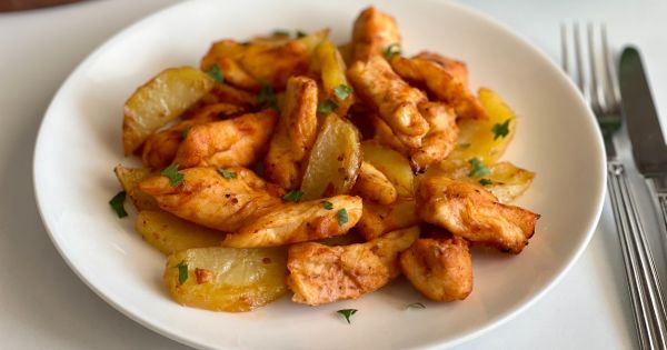 Fırında Soslu Tavuk