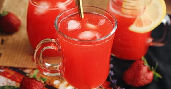 Pratik Çilekli Limonata