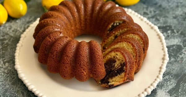 Limonlu Kakaolu Kek