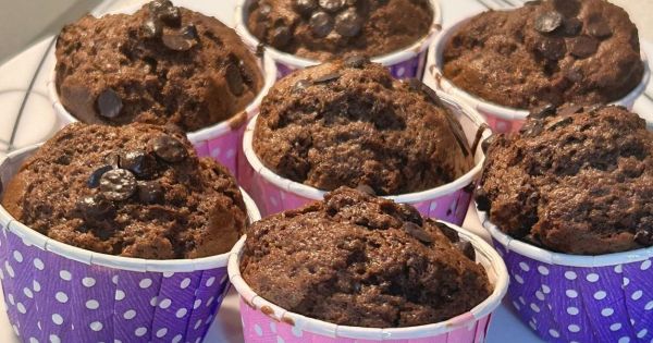 Airfryer'da Kakaolu Cupcake