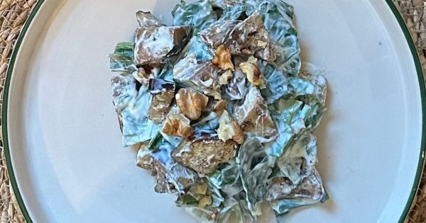 Ispanaklı Patlıcanlı Salata