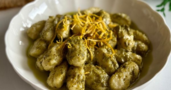 Pesto Soslu Gnocchi