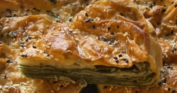 Leziz Ispanaklı Börek