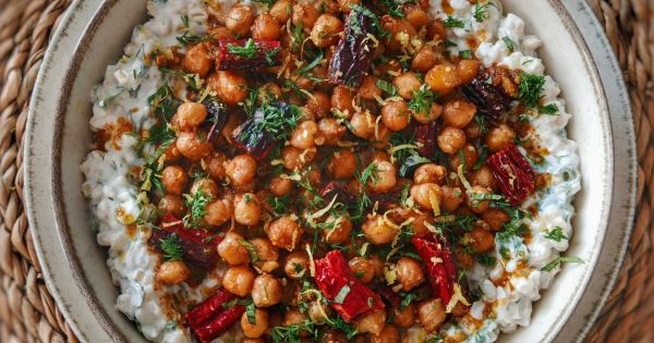 Protein Dolu: Yoğurtlu Cevizli Buğday Salatası