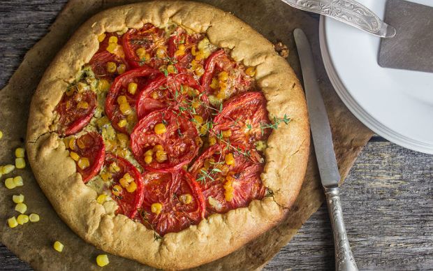 Domatesli Mısırlı Tart