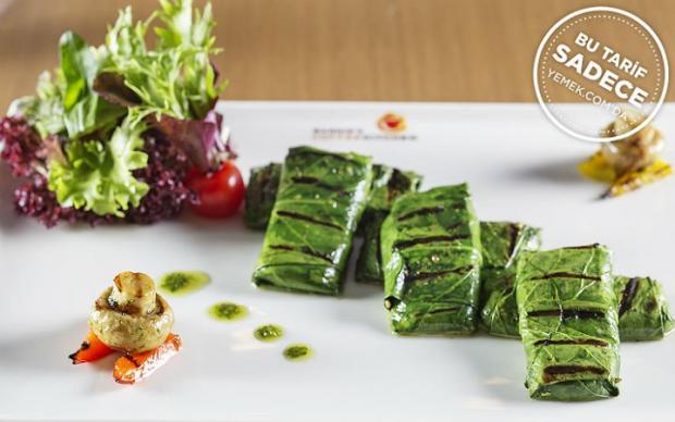 Pazı Yaprağına Sarılmış Izgara Hellim Tarifi