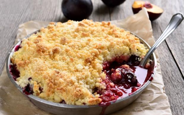Erikli Crumble Tarifi