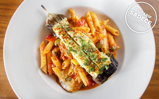 Fotoğraf: Özgür Bakır / Patlıcanlı Penne Makarna Tarifi