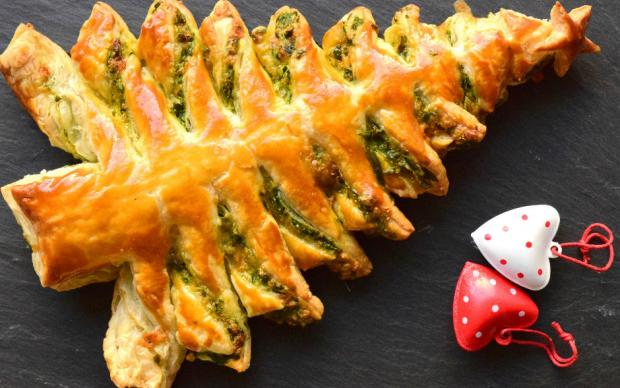 Ispanaklı Çam Ağacı Milföy Tarifi
