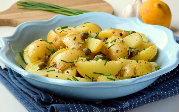 Kaparili Patates Salatası Tarifi