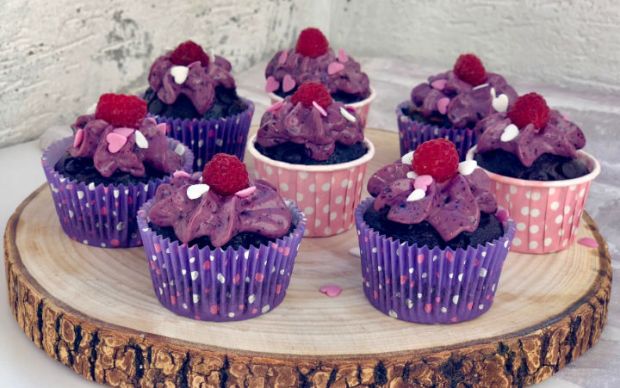 Kakaolu, Yaban Mersinli Cupcake Tarifi