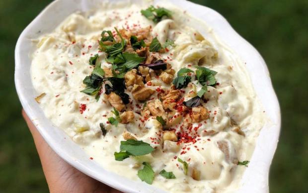 Tahinli Yoğurtlu Patlıcan Tarifi