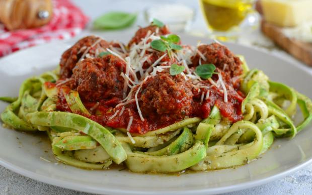 Köfteli Kabak Spagetti