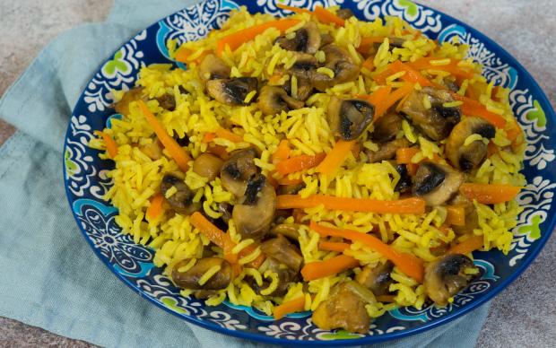 Mantarlı Havuçlu Pilav Tarifi