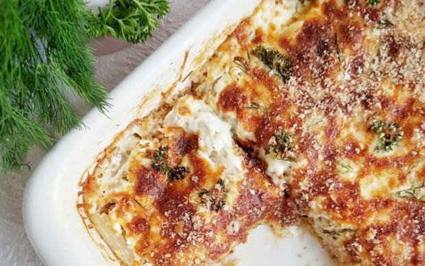 Tarhanalı Etsiz Lahana Lazanya Tarifi